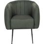 Voir la diapositive 2 : Habitat et Jardin Fauteuil en tissu  Diana  - 1 place - Gris foncé