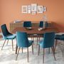 Voir la diapositive 5 : Rendez vous déco Lot de 2 chaises en velours gris - Vinni