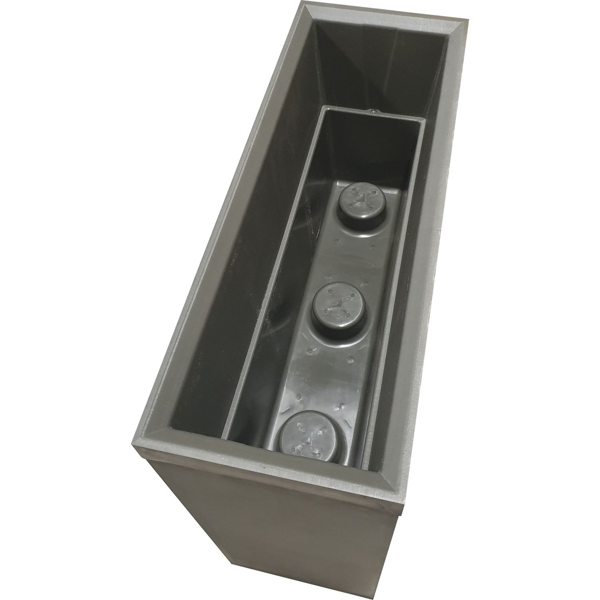Voir la diapositive 1 : Belli Jardinière muret - 80x30x80cm - Taupe - Polypropylène - CREATIVE