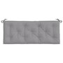 Voir la diapositive 4 : VIDAXL Coussin de banc de jardin gris 120x50x7 cm tissu oxford