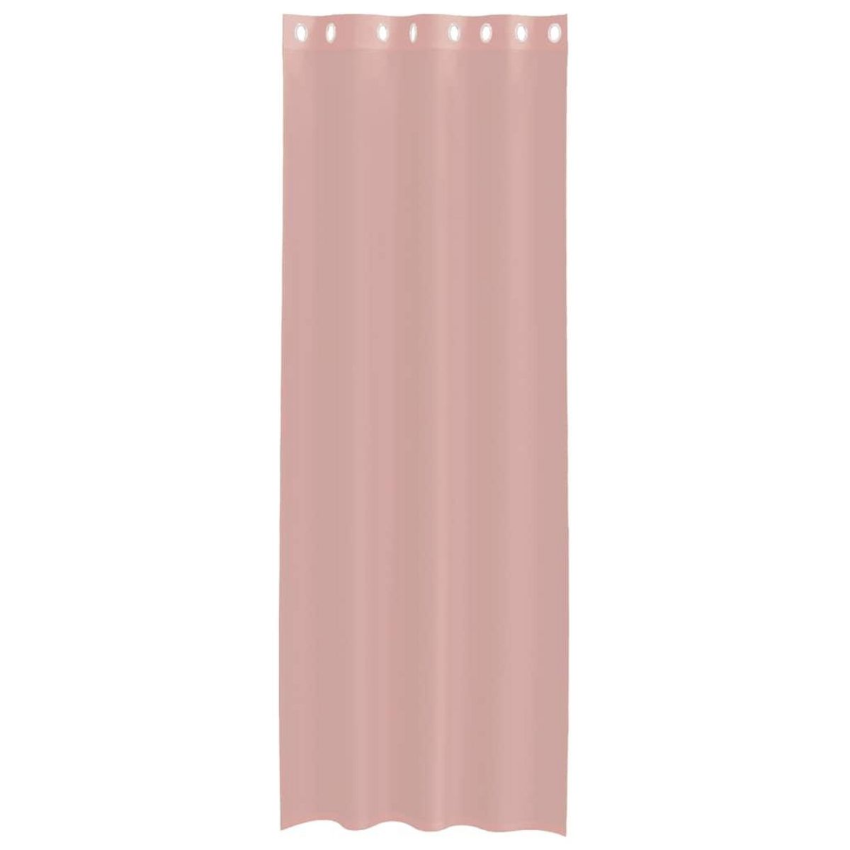 VIDAXL Rideaux en voile avec œillets 2 pcs rose 140 x 300 cm