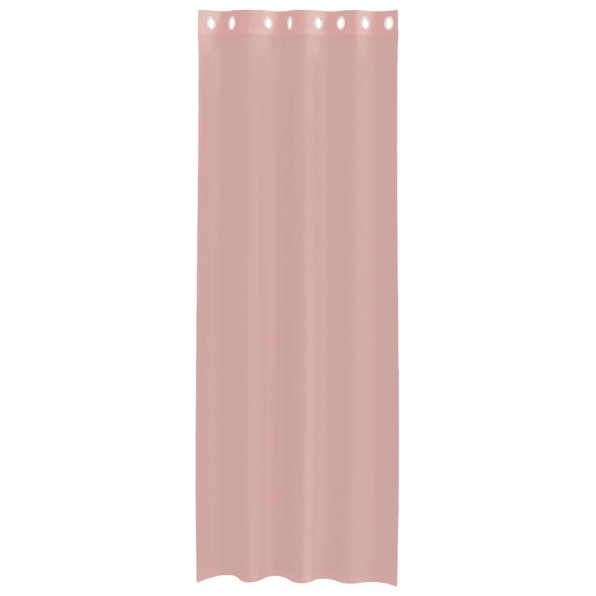 VIDAXL Rideaux en voile avec œillets 2 pcs rose 140 x 300 cm