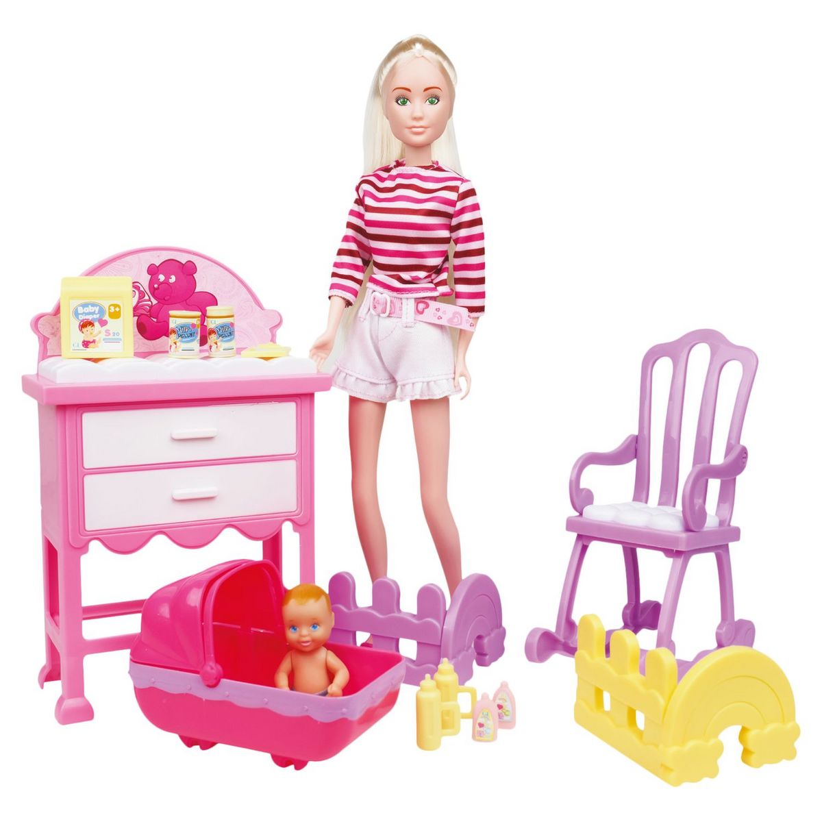 One Two Fun Mon Coffret Baby-Sitter Chaise à bascule
