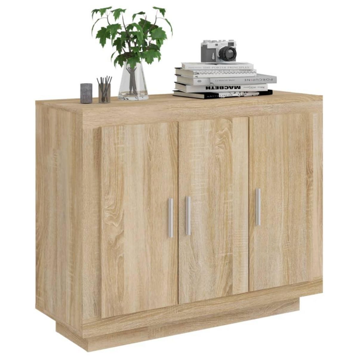 VIDAXL Buffet Chene sonoma 92x35x75 cm Bois d'ingenierie