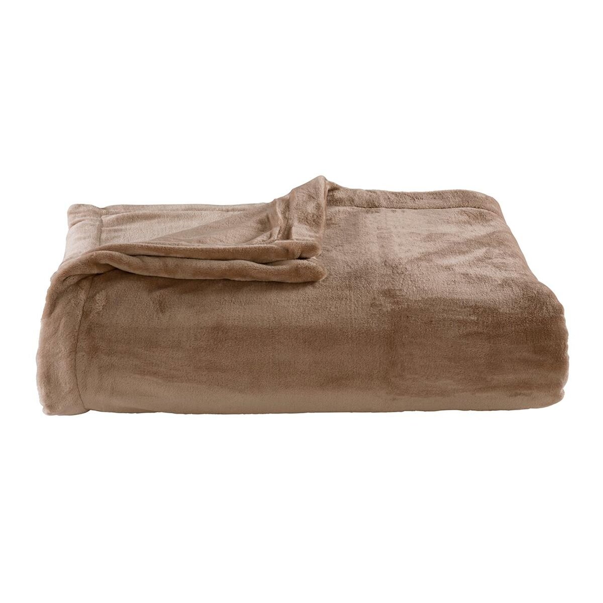 DODO Couverture Polaire Extra Douce Coloris Taupe