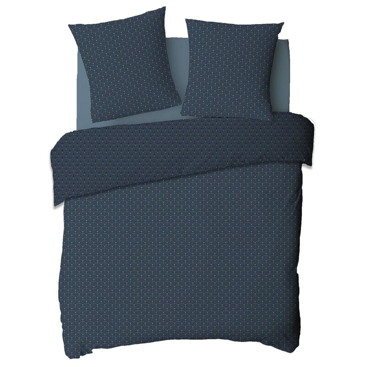 FUTURE HOME Parure housse de couette 240x220cm en coton + 2 taies