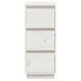 Voir la diapositive 5 : VIDAXL Buffet Blanc 32x34x75 cm Bois massif de pin