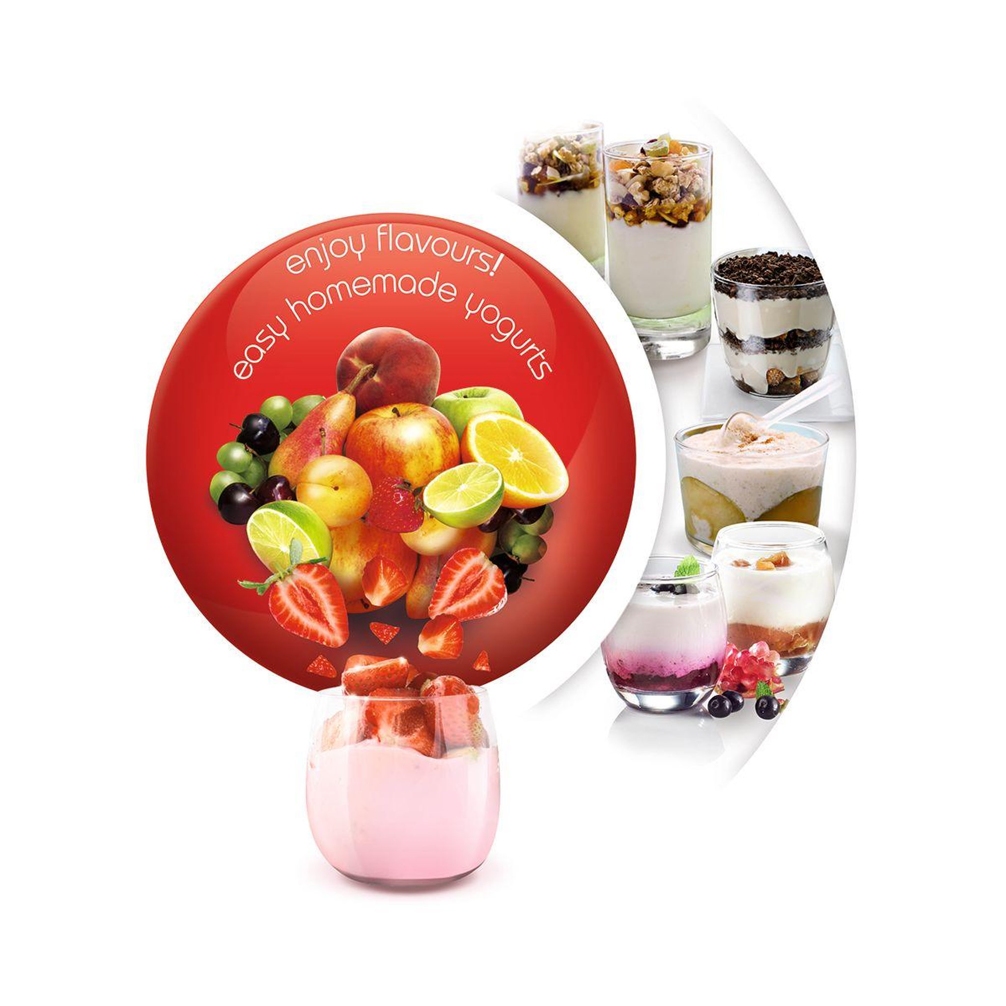 Voir la diapositive 5 : MOULINEX Yaourtière yogurteo 7 pots silver premium yg231e32