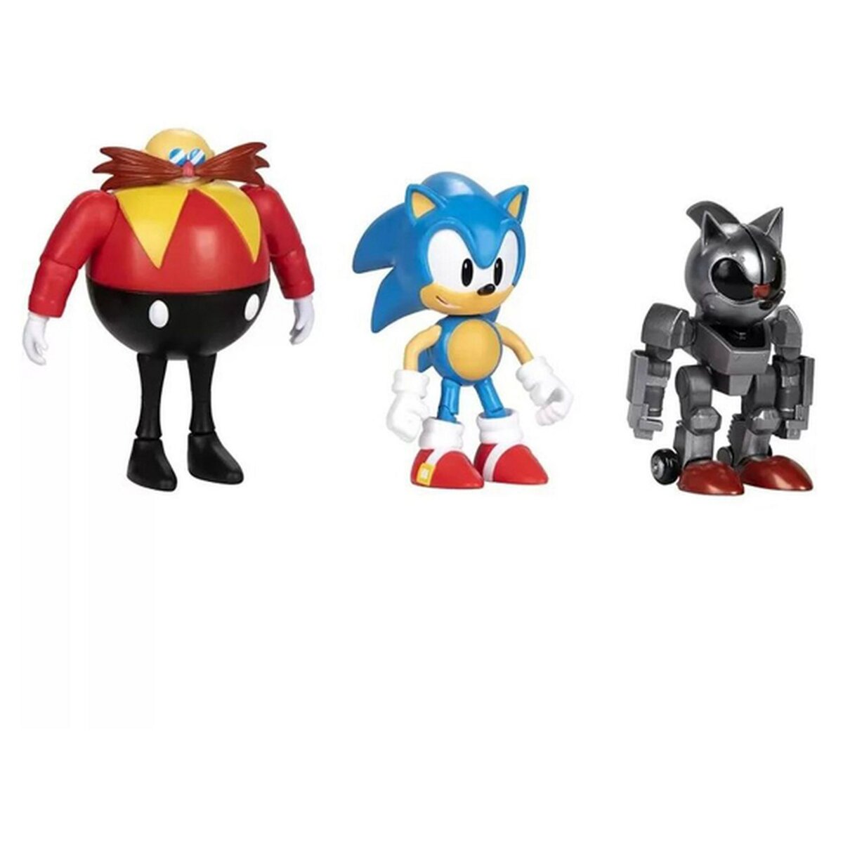 JAKKS PACIFIC Coffret 3 figurines 10cm Sonic The Hedgehog Classic