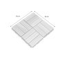 Voir la diapositive 4 : SWEEEK Dalles de terrasses 30 x 30cm en bois d'acacia, motif carré, clipsables