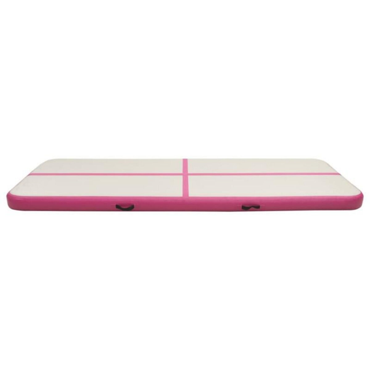 VIDAXL Tapis gonflable de gymnastique avec pompe 500x100x20cm PVC Rose