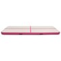 Voir la diapositive 3 : VIDAXL Tapis gonflable de gymnastique avec pompe 500x100x20cm PVC Rose