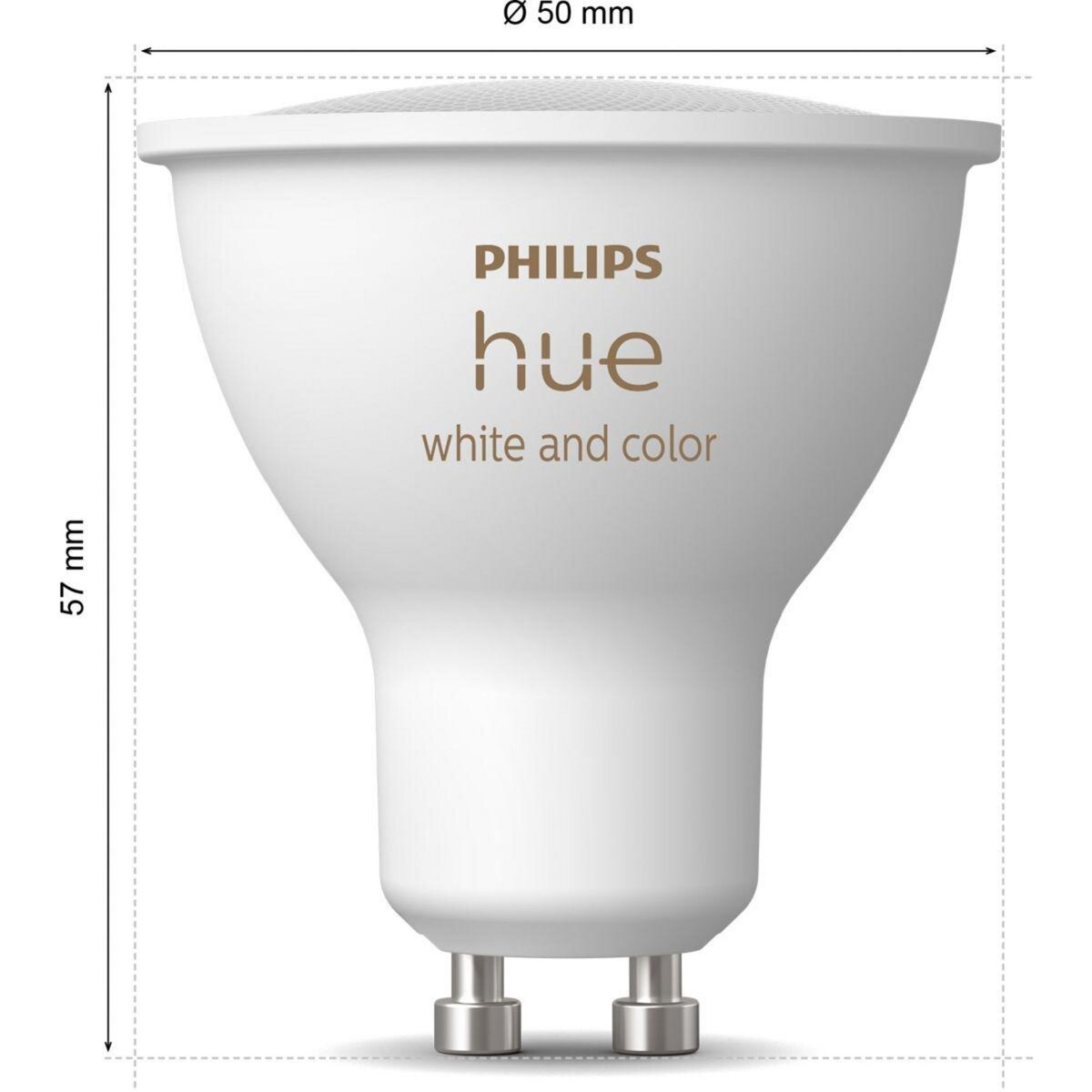 Philips Pack HUE Kit de démarrage GU10x3+télecommande