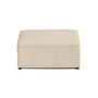 Voir la diapositive 6 : BEST MOBILIER Topaze - pouf - en tissu velours relief