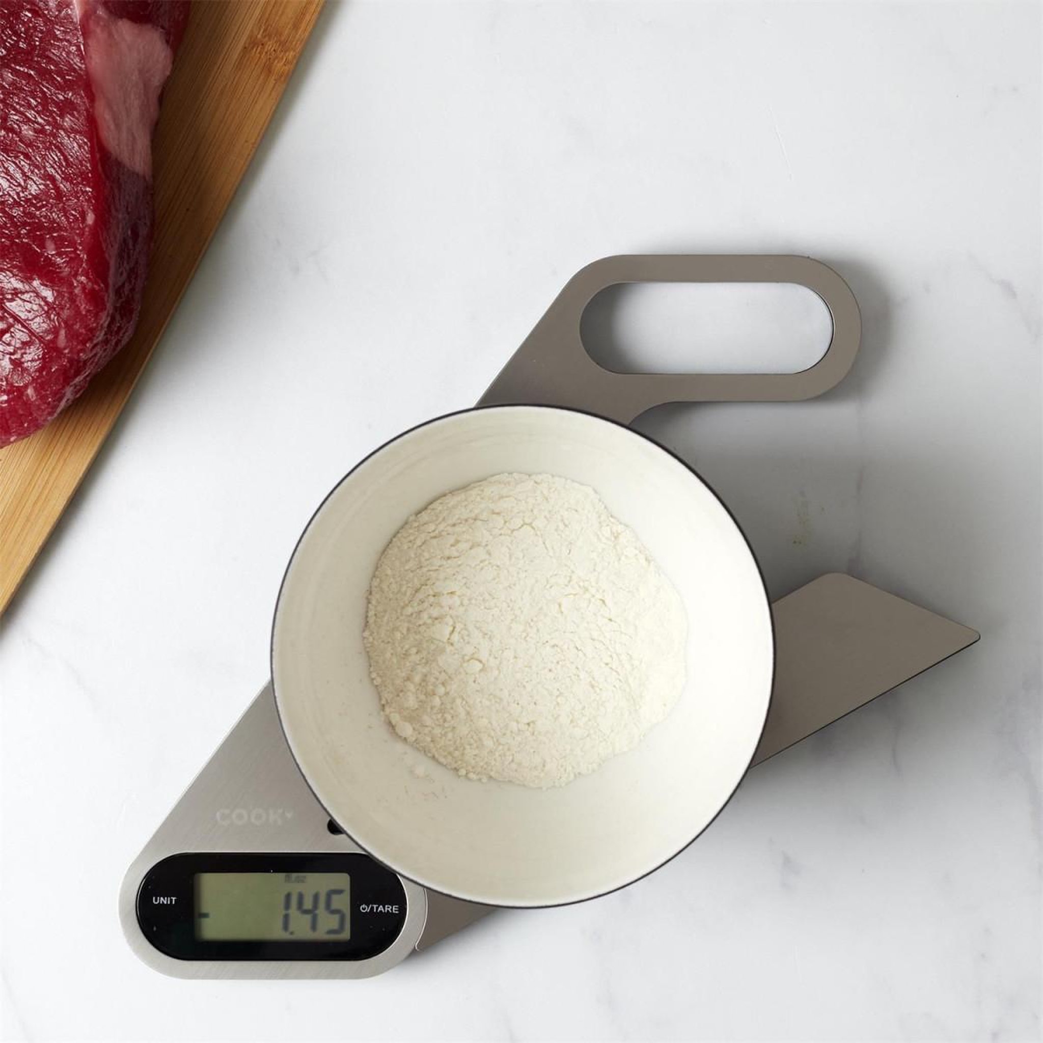 Voir la diapositive 5 : COOK CONCEPT Balance de cuisine  pliable  27cm argent