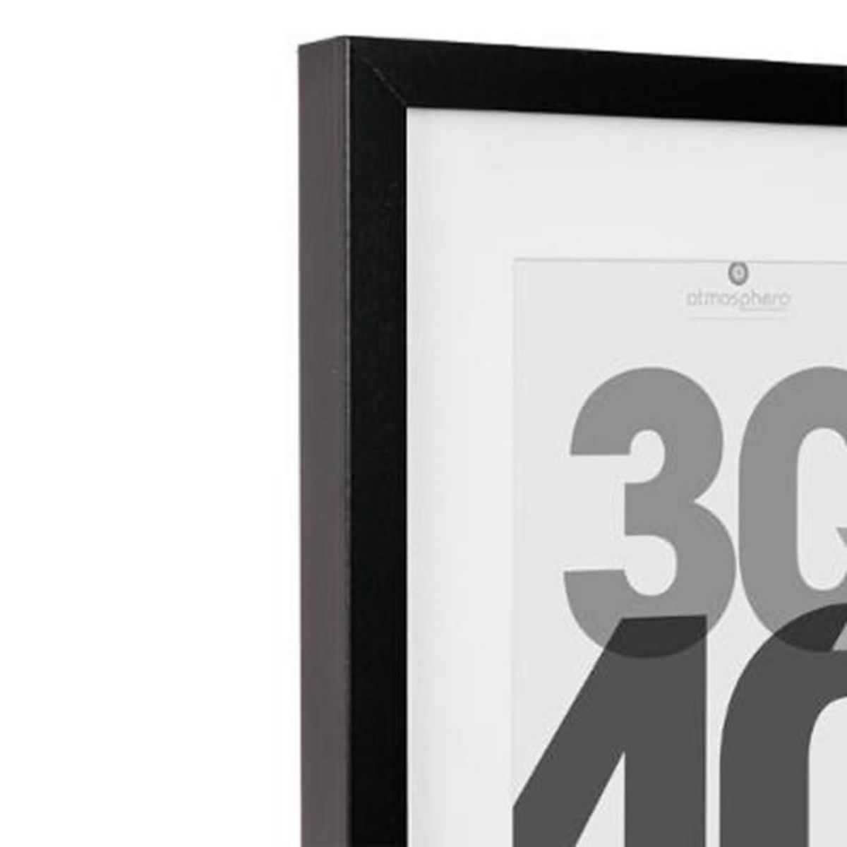 ATMOSPHERA Cadre Photo Bois 30x40cm Noir