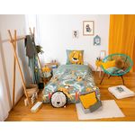 Home collection Parure de couette 2pcs 140x200cm better coton bci made in green promenade bi-histoire