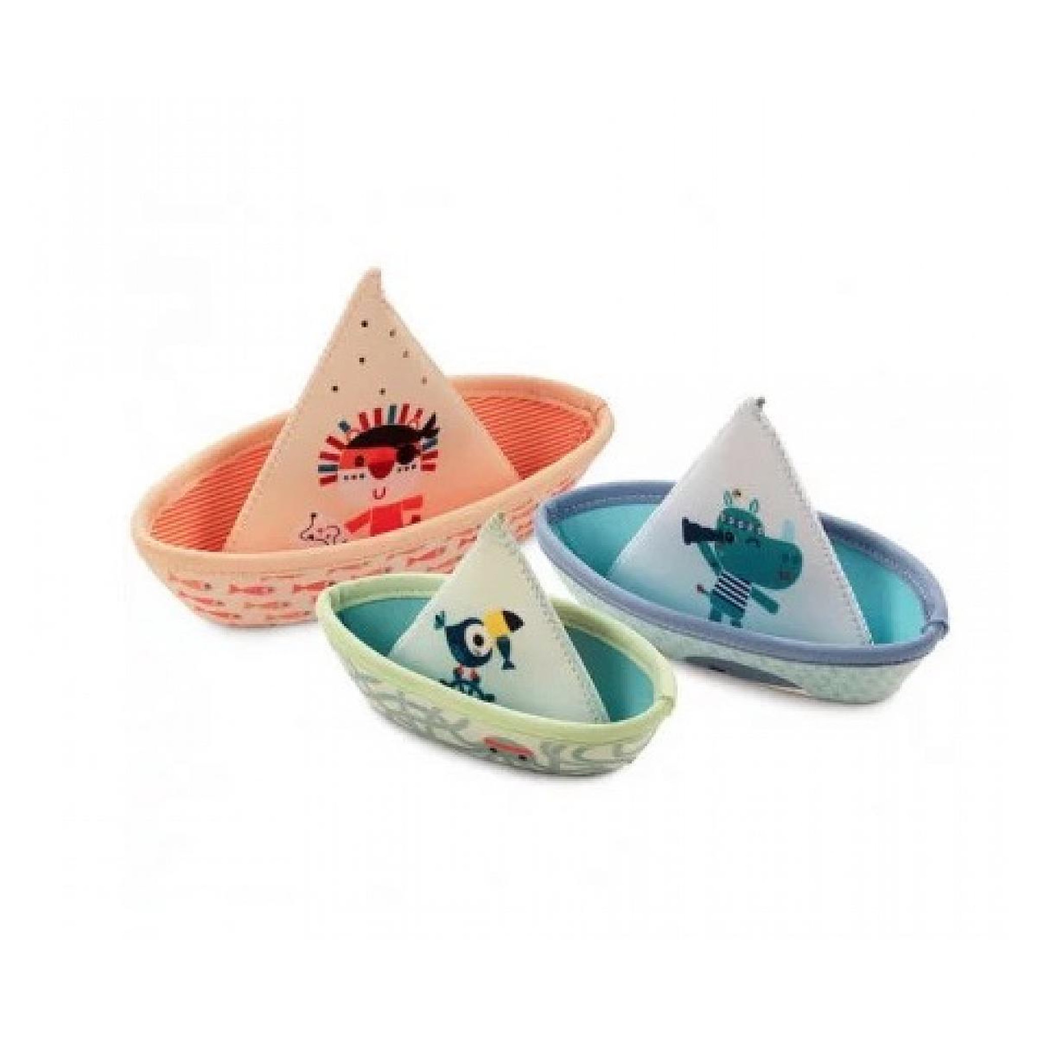 LILLIPUTIENS 3 Bateaux flottants Jungle