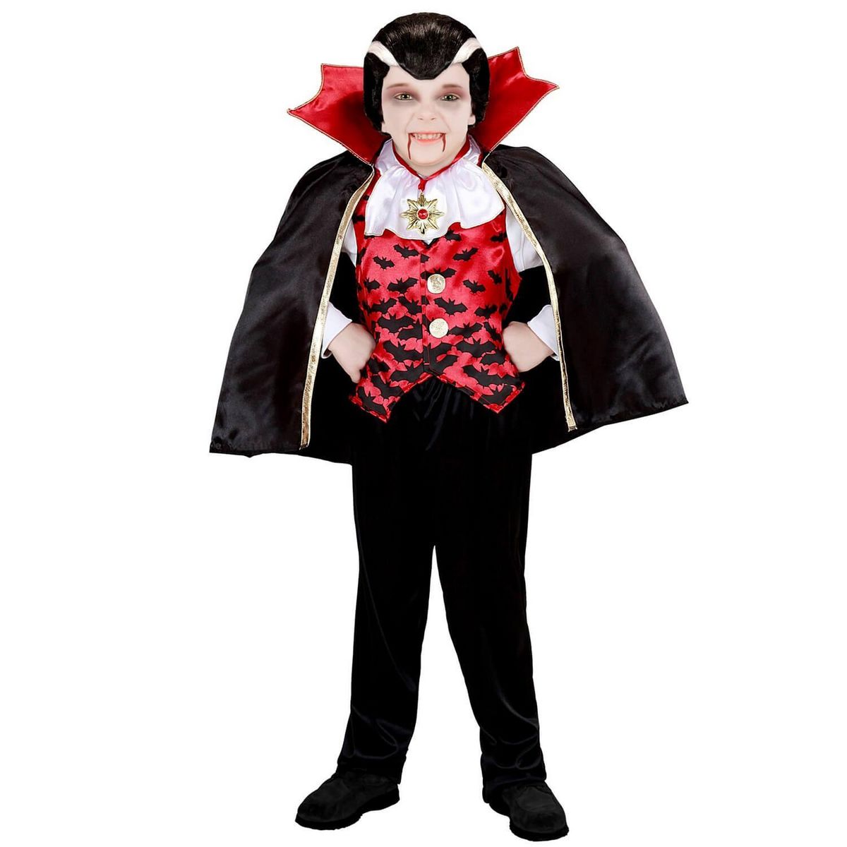 WIDMANN Déguisement De Vampire - Enfant - 3/4 ans (96 à 104 cm)