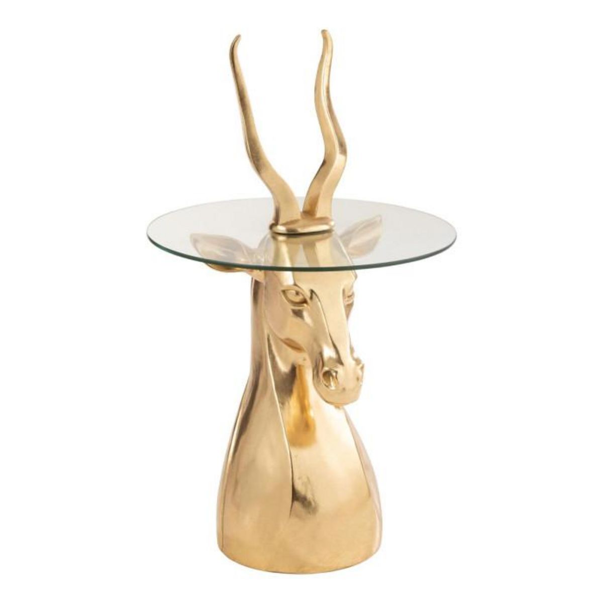 Paris Prix Table d'Appoint Design  Antilope  83cm Or