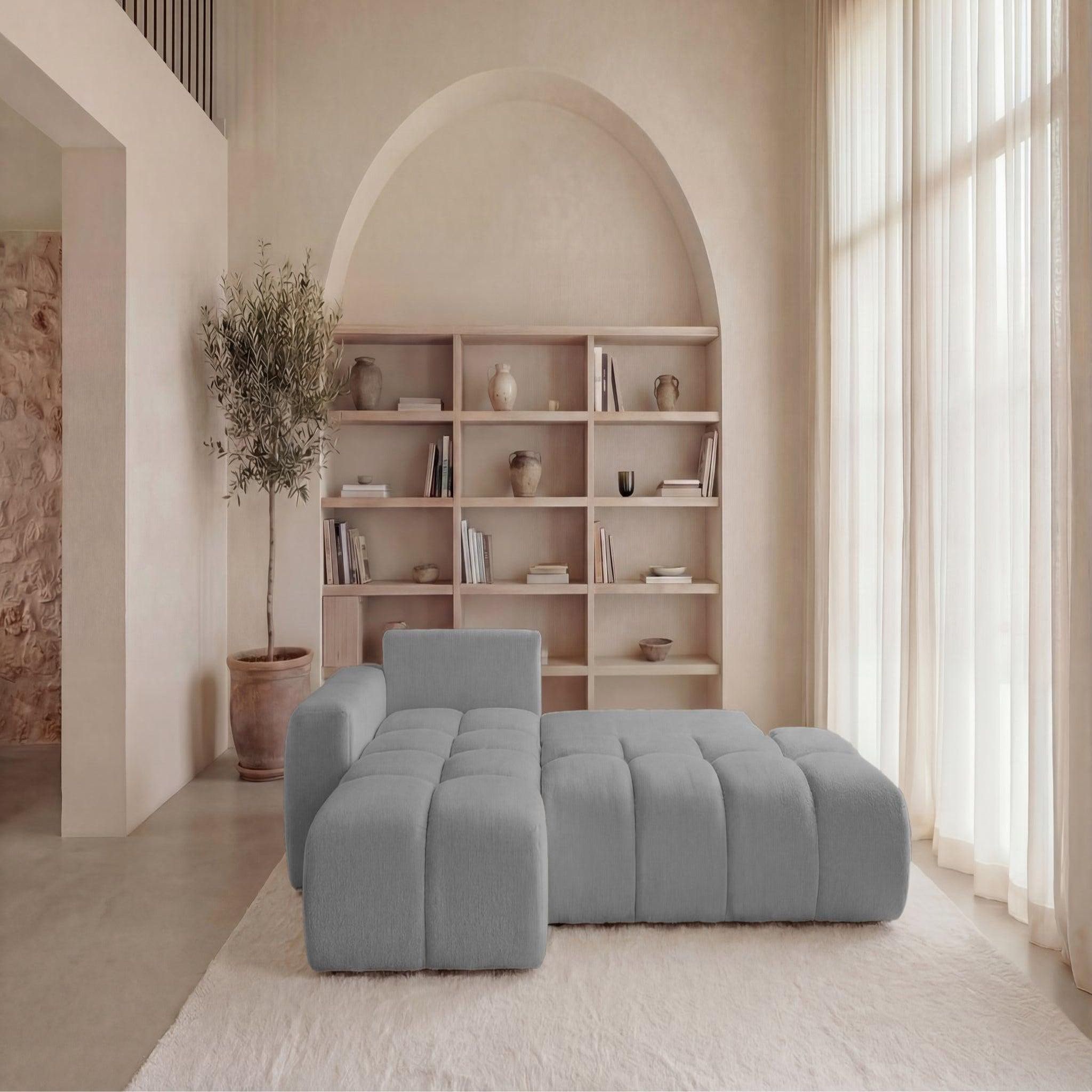 Voir la diapositive 6 : CASANOVA PARIS Constance - canapé d'angle tissu chenille