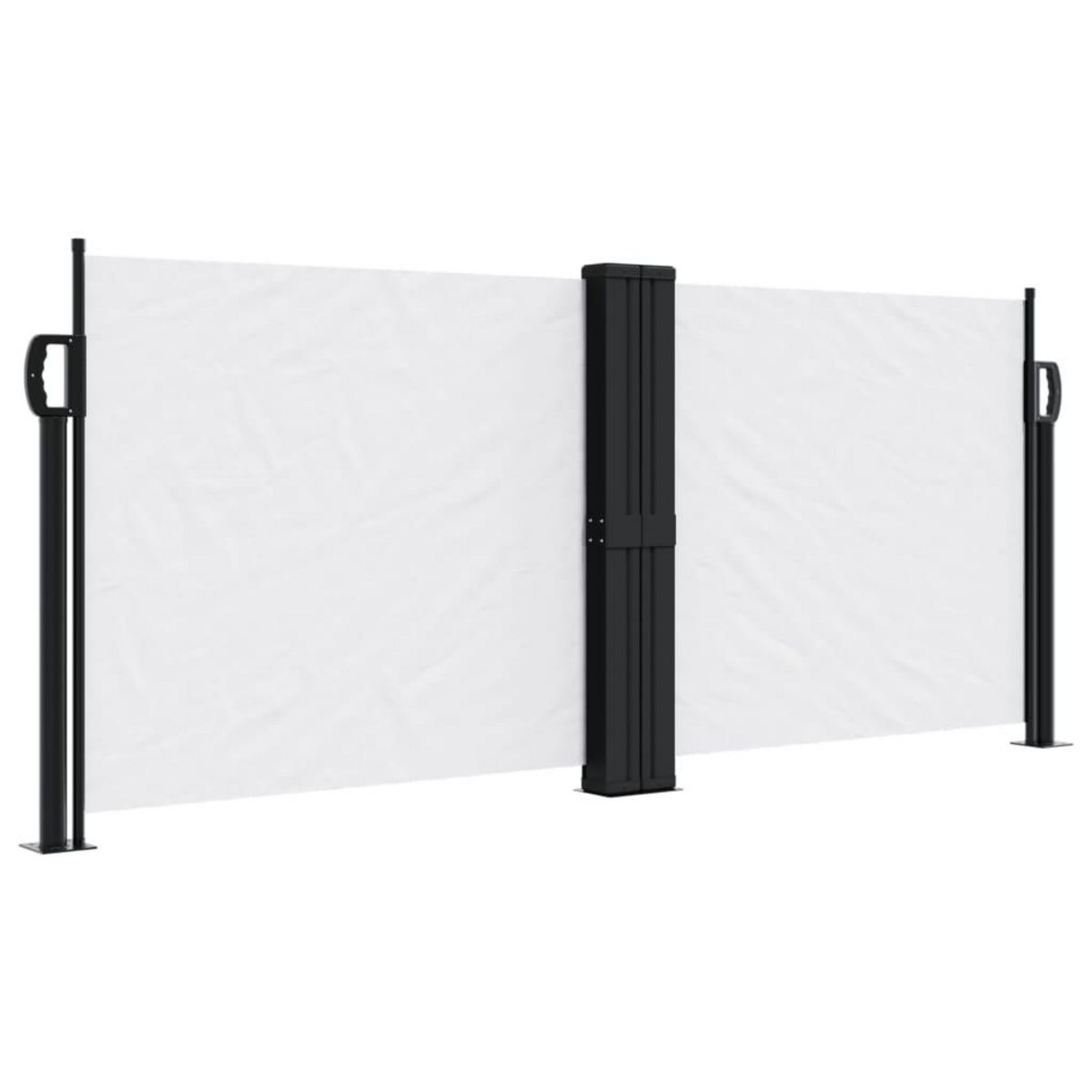 VIDAXL Auvent lateral retractable blanc 100x600 cm