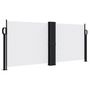 Voir la diapositive 2 : VIDAXL Auvent lateral retractable blanc 100x600 cm