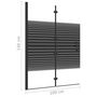 Voir la diapositive 6 : VIDAXL Cabine de douche pliable ESG 100x140 cm Noir