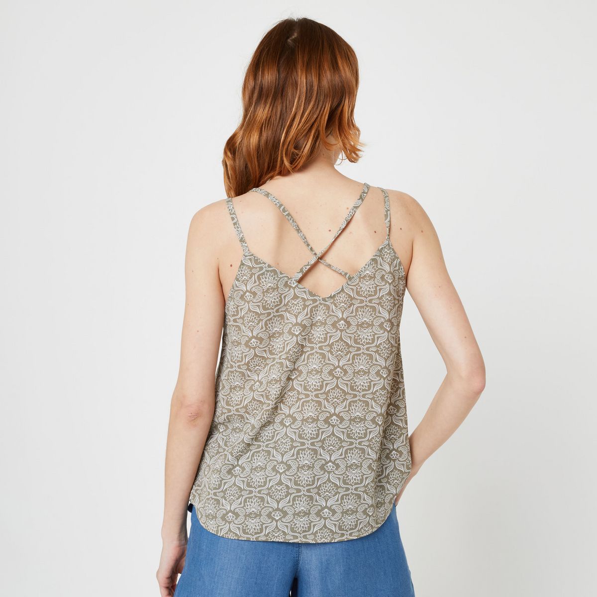 INEXTENSO Chemise verte femme