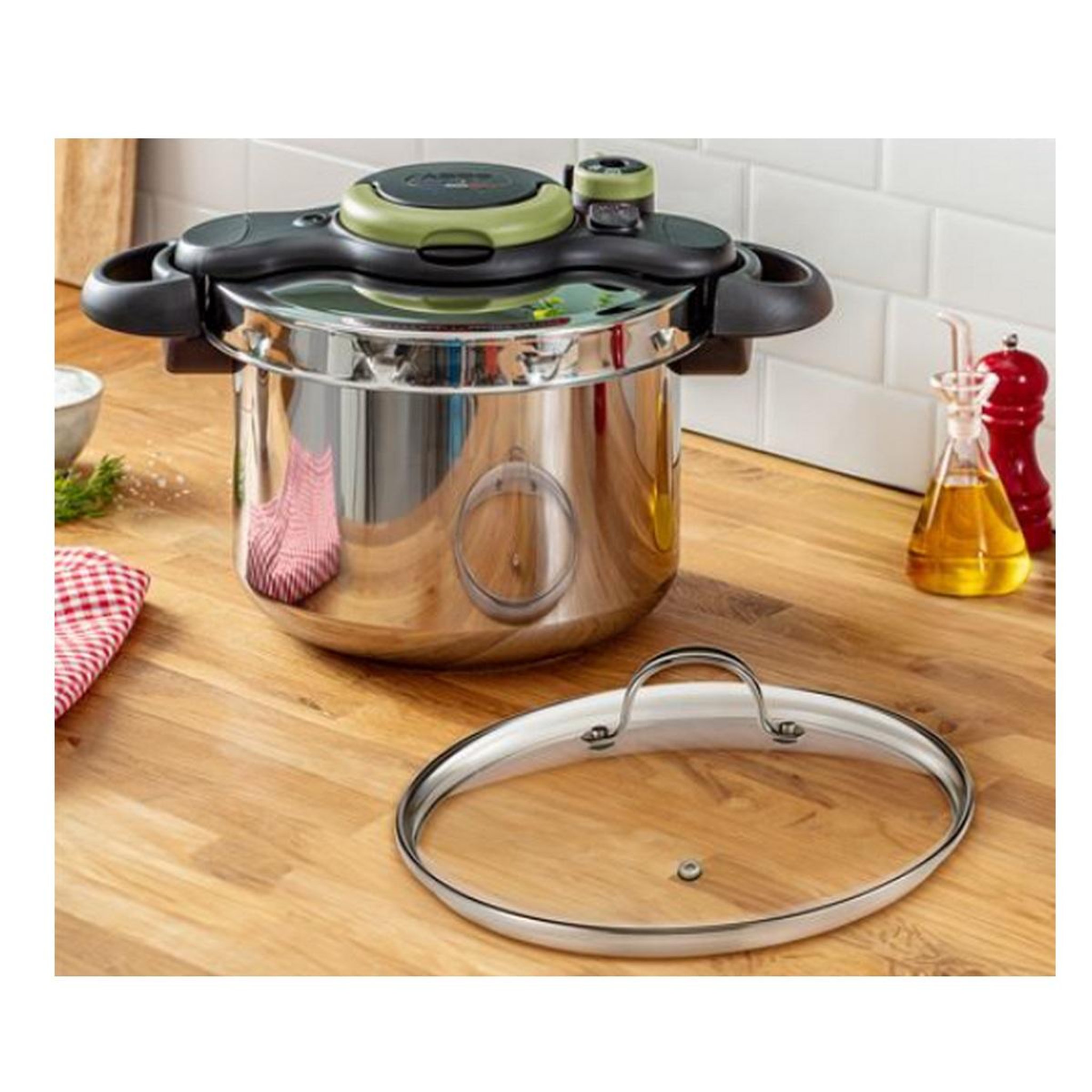 Voir la diapositive 3 : SEB Autocuiseur 7.5l inox - p4624830