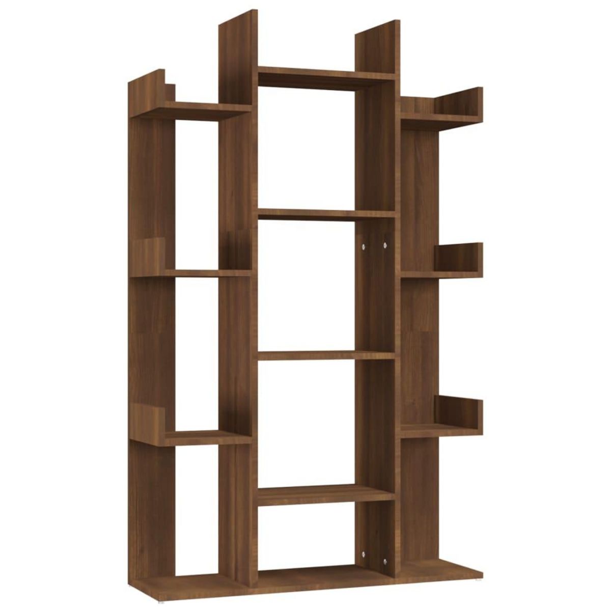 VIDAXL Bibliotheque Chene marron 86x25,5x140 cm Bois d'ingenierie