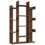 Voir la diapositive 2 : VIDAXL Bibliotheque Chene marron 86x25,5x140 cm Bois d'ingenierie