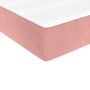 Voir la diapositive 5 : VIDAXL Matelas de lit a ressorts ensaches Rose 90x200x20 cm Velours