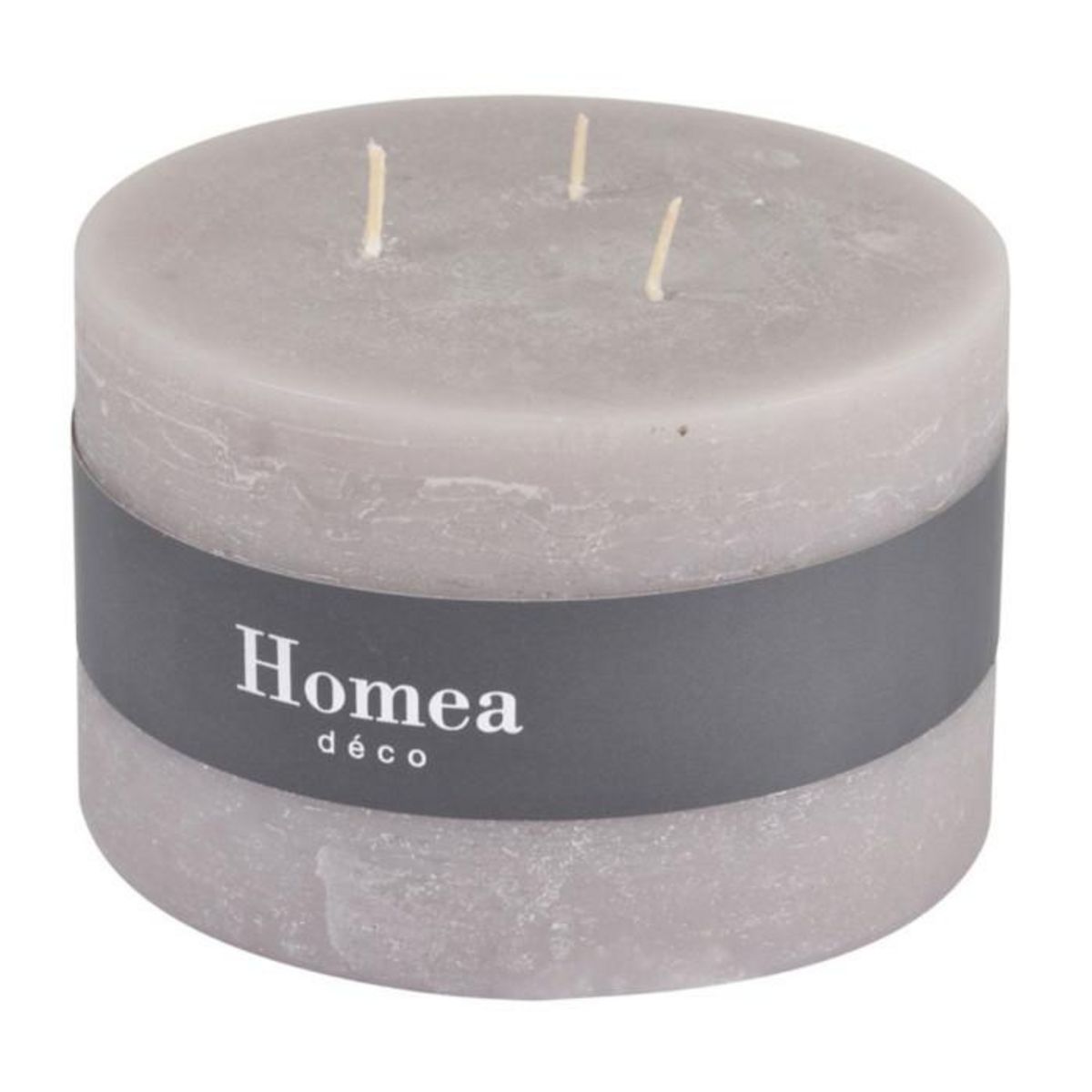 Paris Prix Bougie Déco 3 Mèches  Rustique  12cm Lin