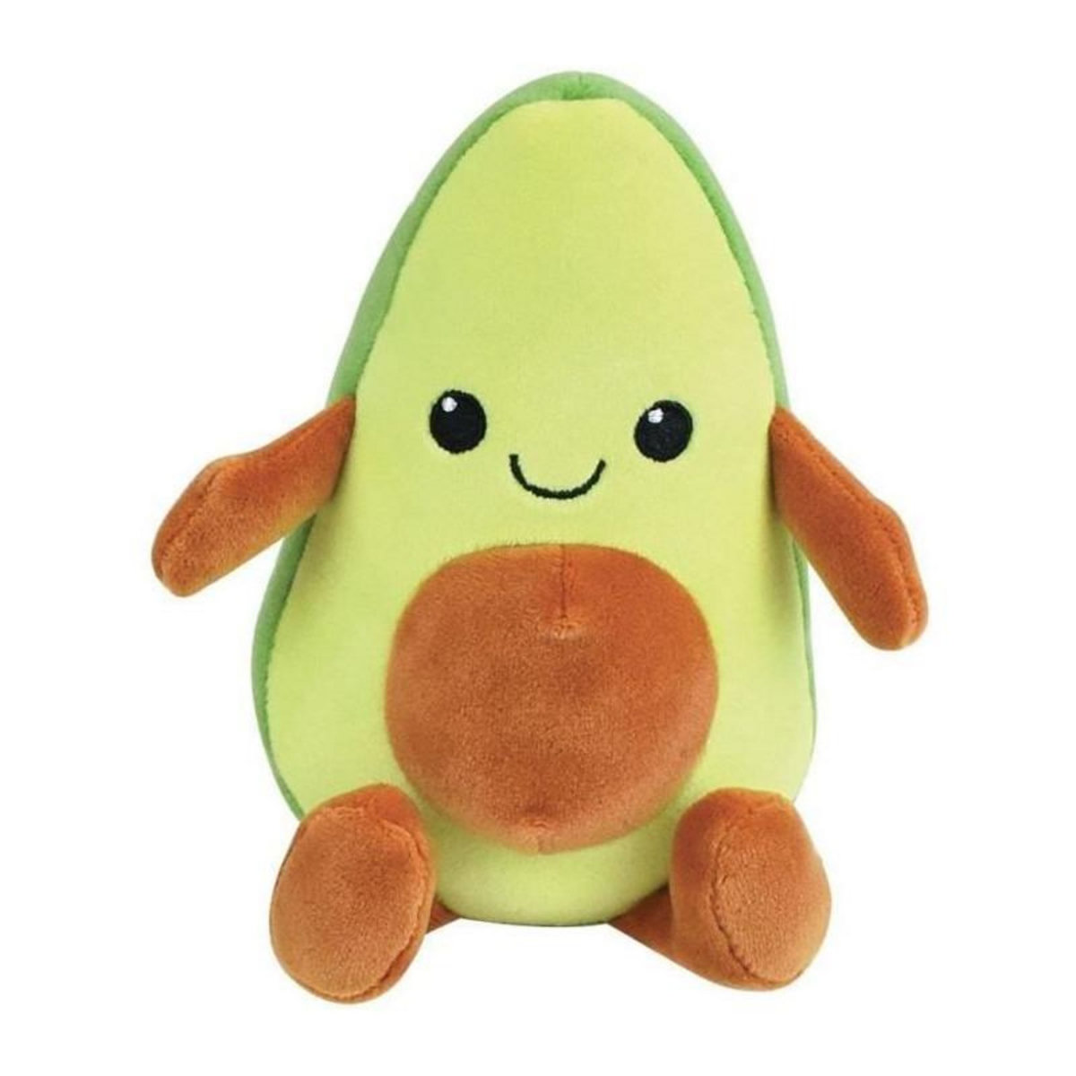 JEMINI JEMINI Fruity 's cagette de 6 peluches toutes douces fruits et légumes +/- 17 cm