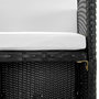 Voir la diapositive 4 : VIDAXL Ensemble a manger d'exterieur 11 pcs coussins resine tressee