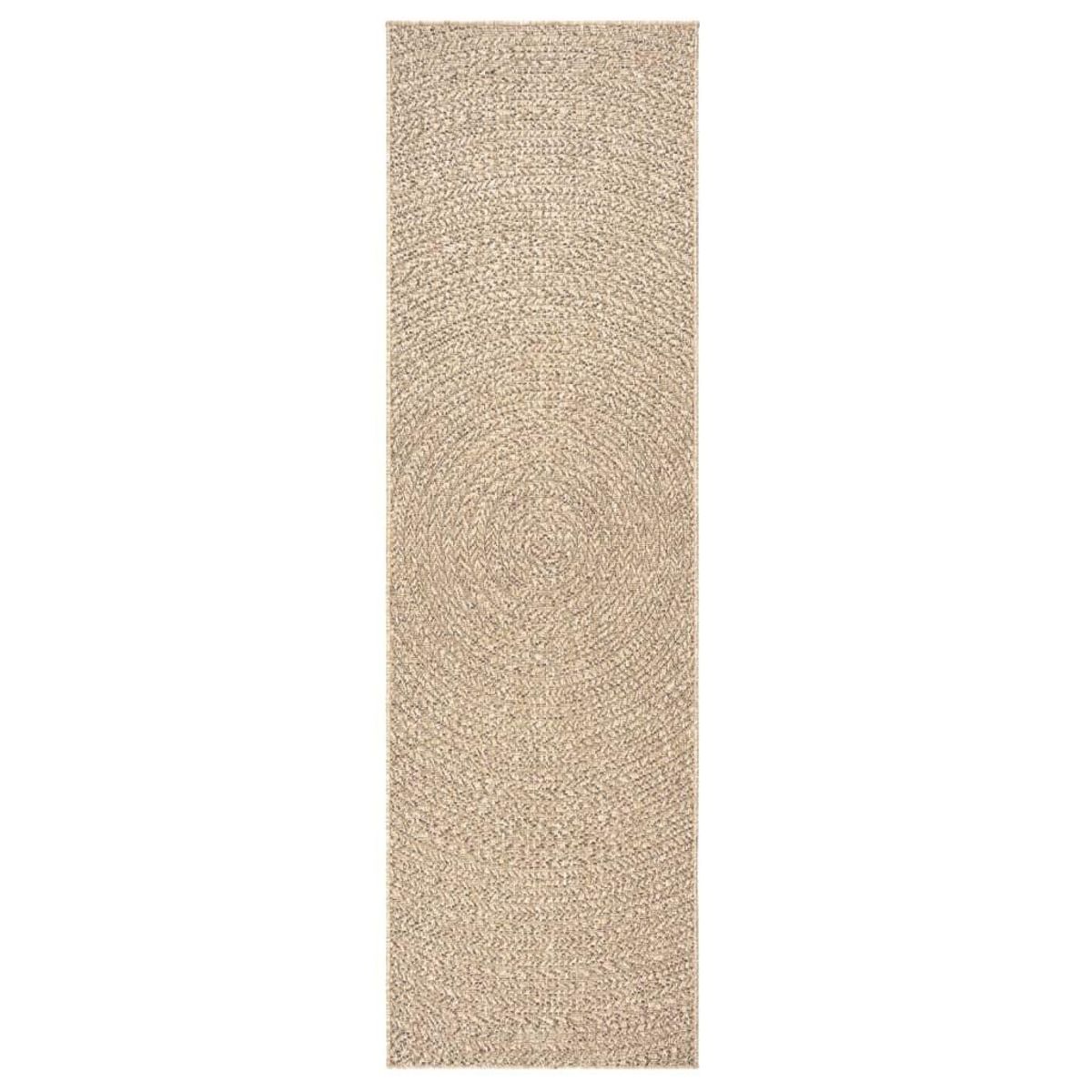 VIDAXL Tapis ZIZUR 80x250 cm aspect de jute interieur et exterieur
