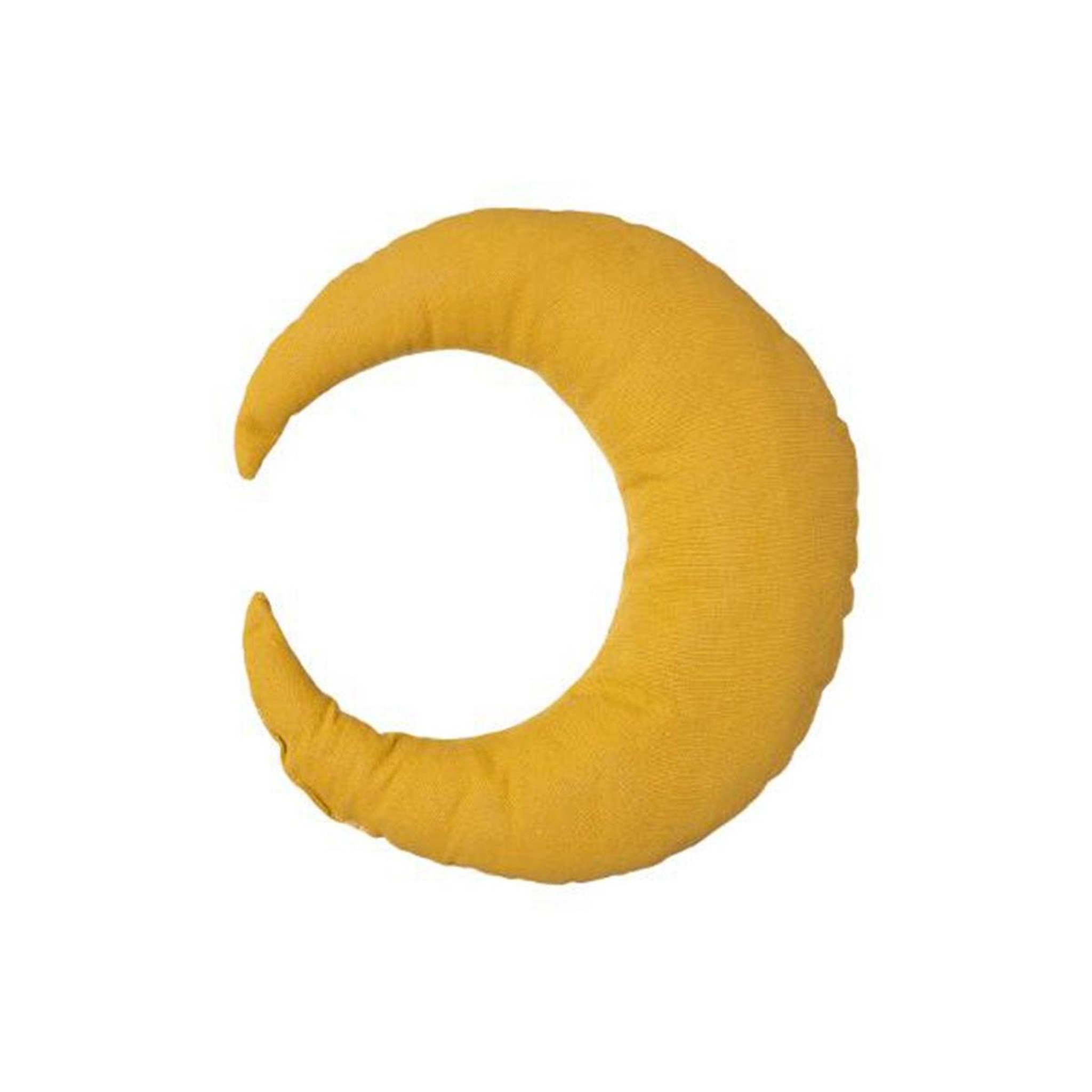 Voir la diapositive 2 : Atmosphera Kids Coussin enfant  berlingot lune  28x32cm ocre