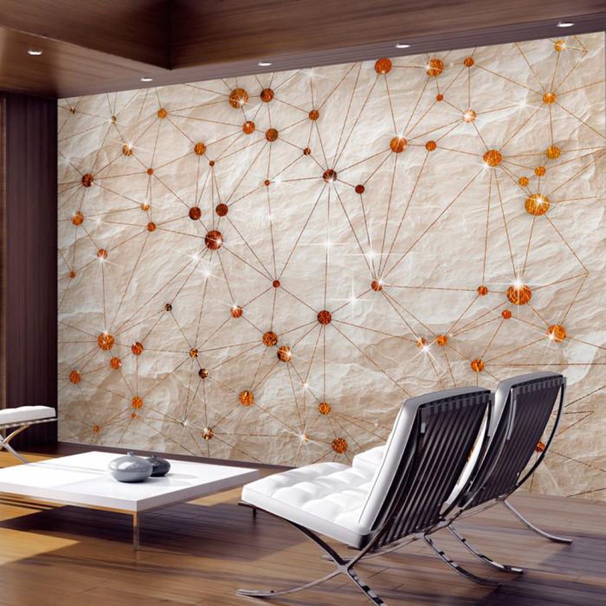 Paris Prix Papier Peint  Stone & Gold. Coloris disponibles : Multicolore