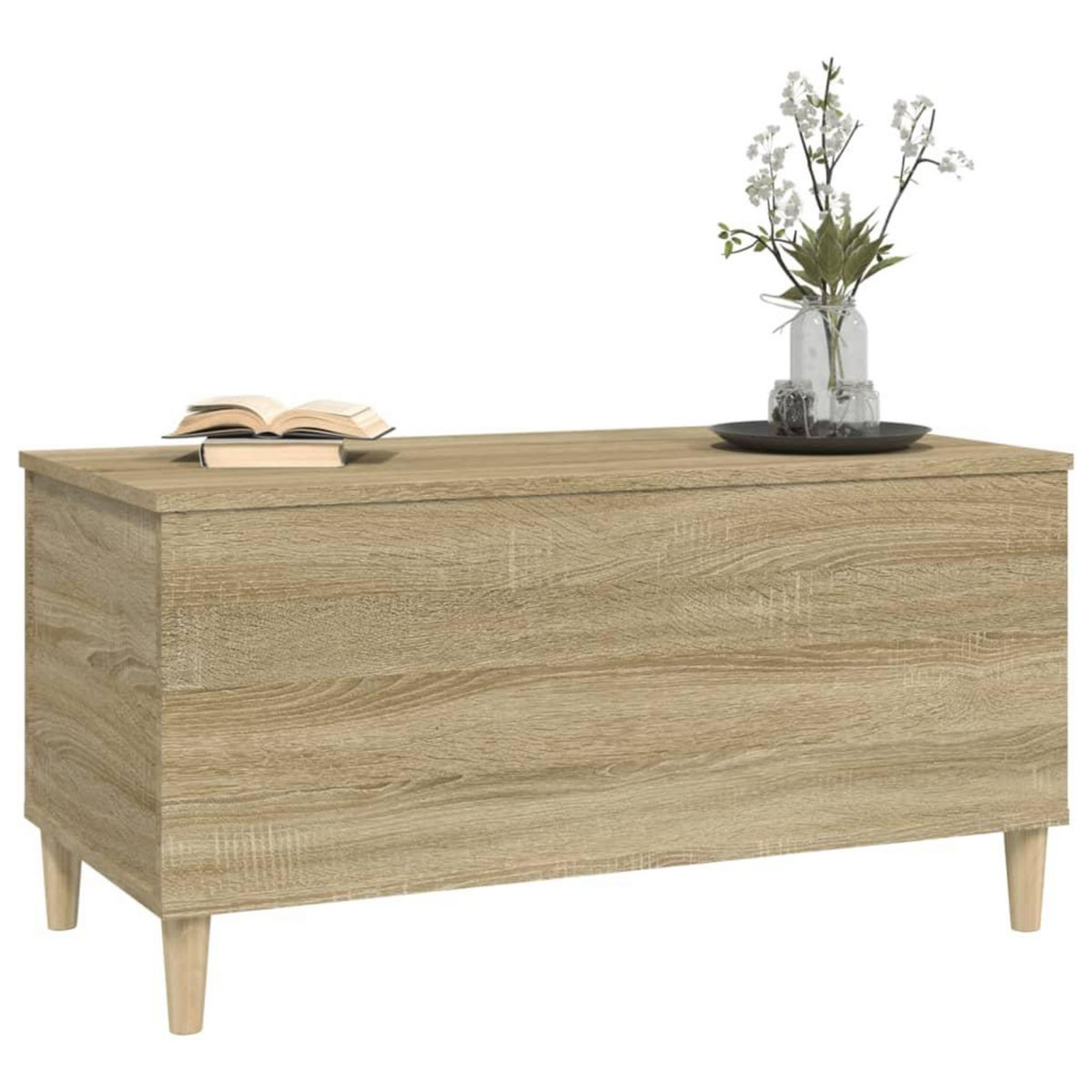 VIDAXL Table basse Chene sonoma 90x44,5x45 cm Bois d'ingenierie