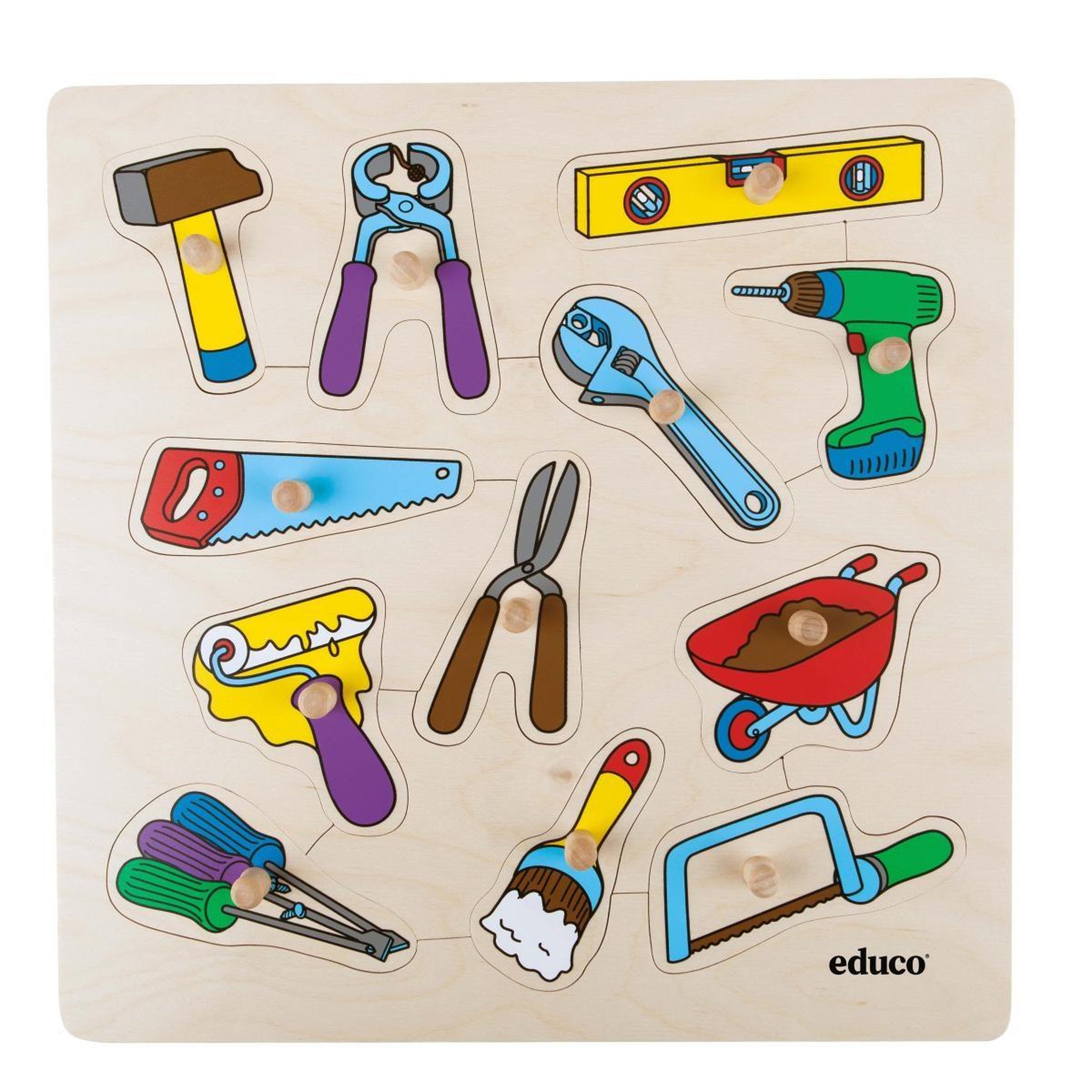 EDUCO Outils — 12 pièces de puzzle
