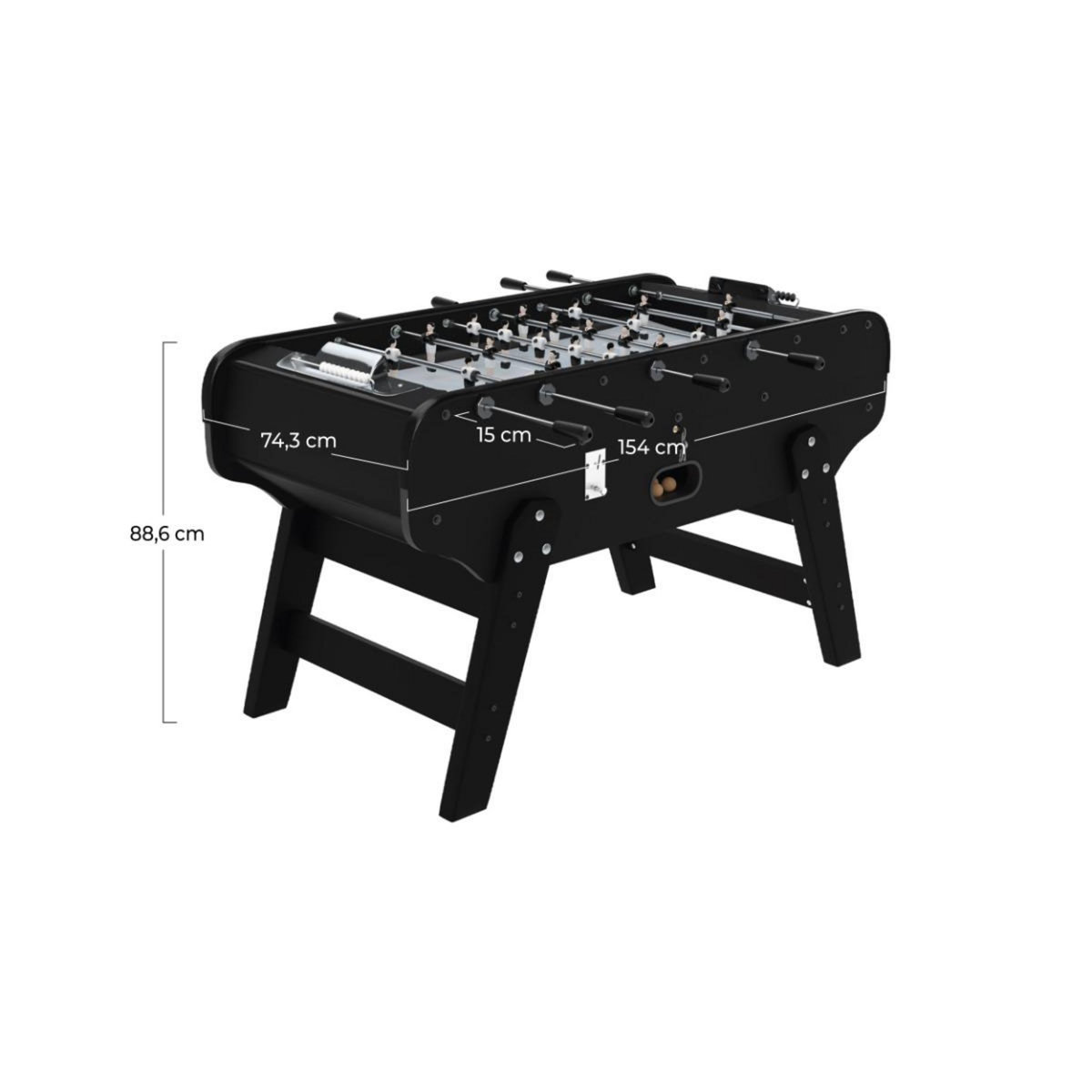 MISTER BABYFOOT Baby foot avec monnayeur en bois clair - Bistrot