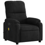 Voir la diapositive 4 : VIDAXL Fauteuil inclinable de massage electrique noir tissu microfibre
