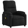 Voir la diapositive 4 : VIDAXL Fauteuil inclinable de massage electrique noir tissu microfibre