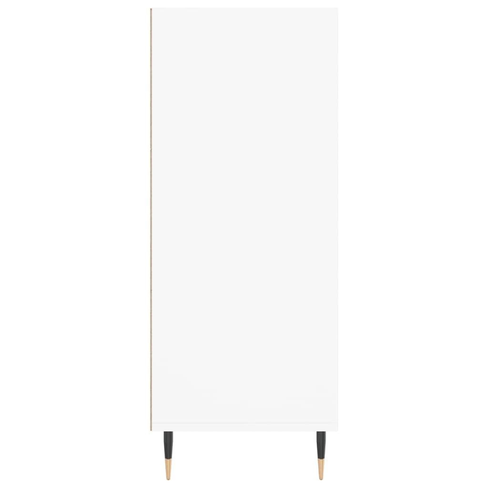 Voir la diapositive 5 : VIDAXL Buffet haut blanc 57x35x90 cm bois d'ingenierie