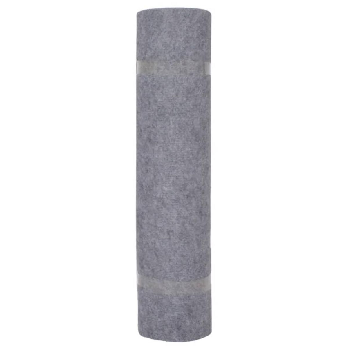 VIDAXL Tapis strie pour exposition 1,2x20 m Gris