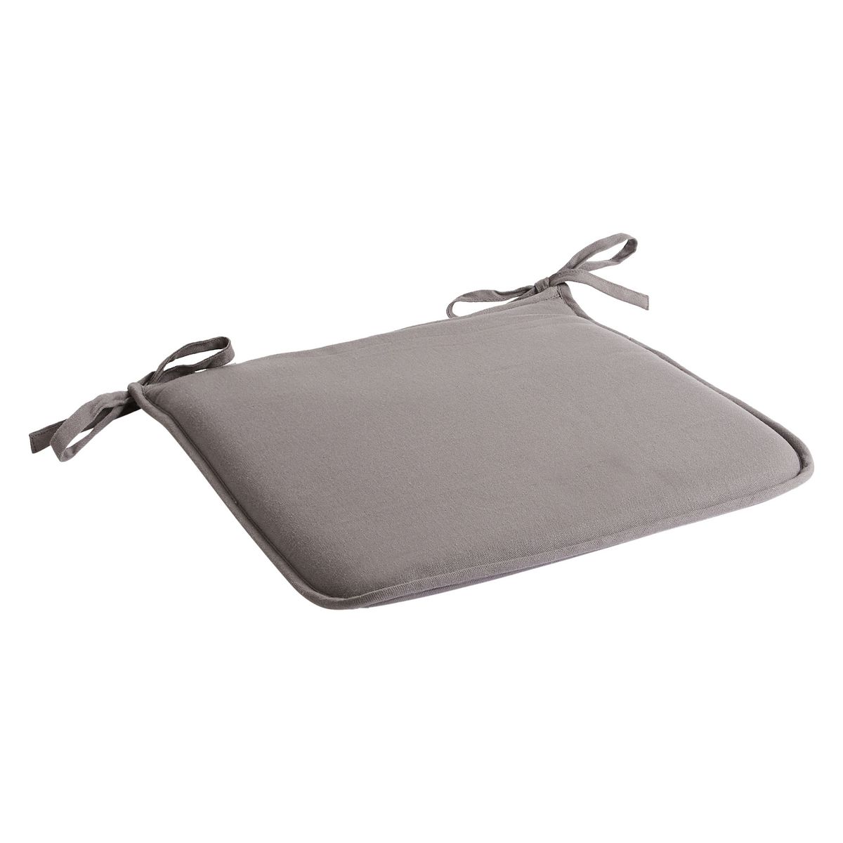 ACTUEL Galette de chaise plate unie en coton 