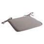 Voir la diapositive 3 : ACTUEL Galette de chaise plate unie en coton 