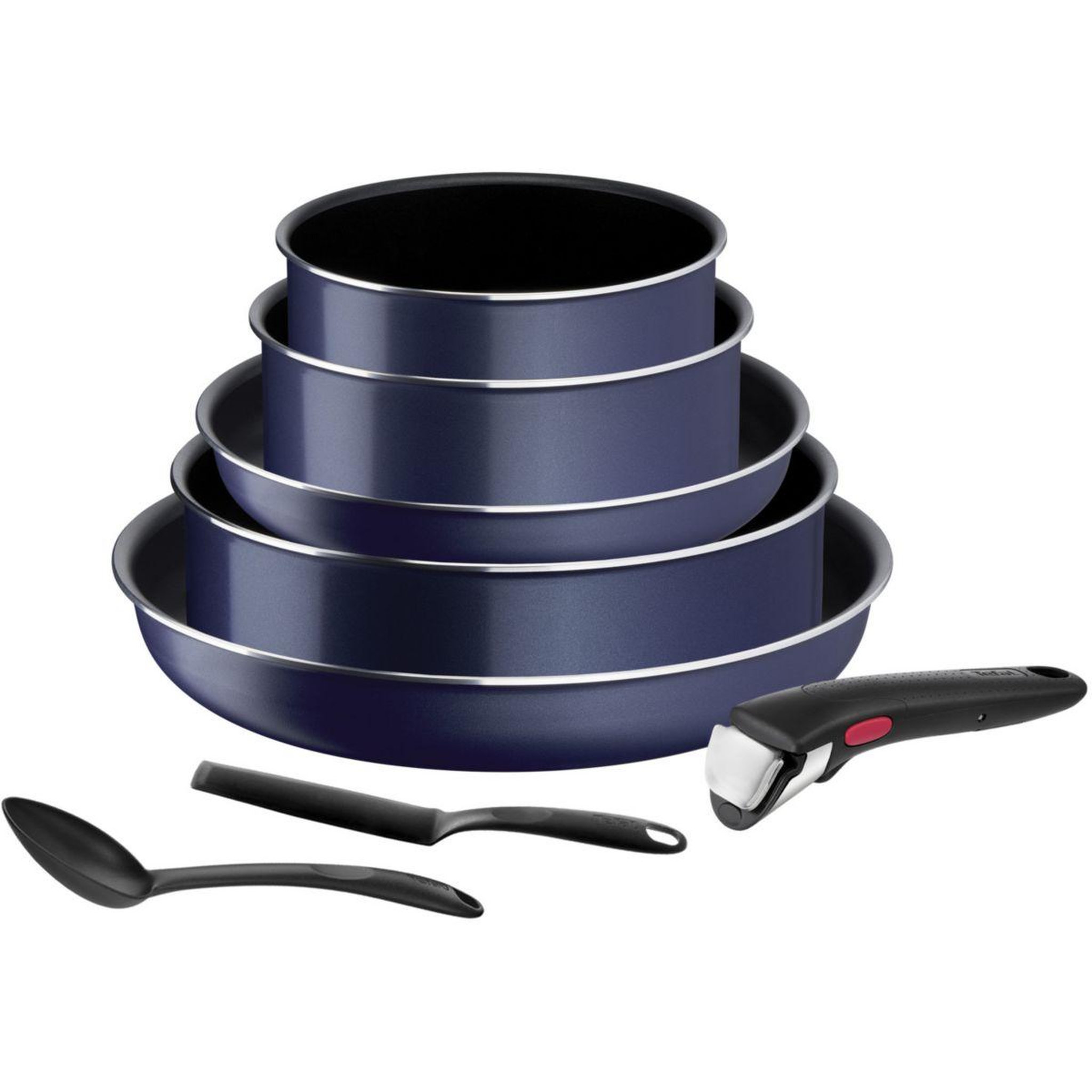 Voir la diapositive 1 : TEFAL Batterie de cuisine Ingenio Easy Cook N Clean 8 pcs L1579802