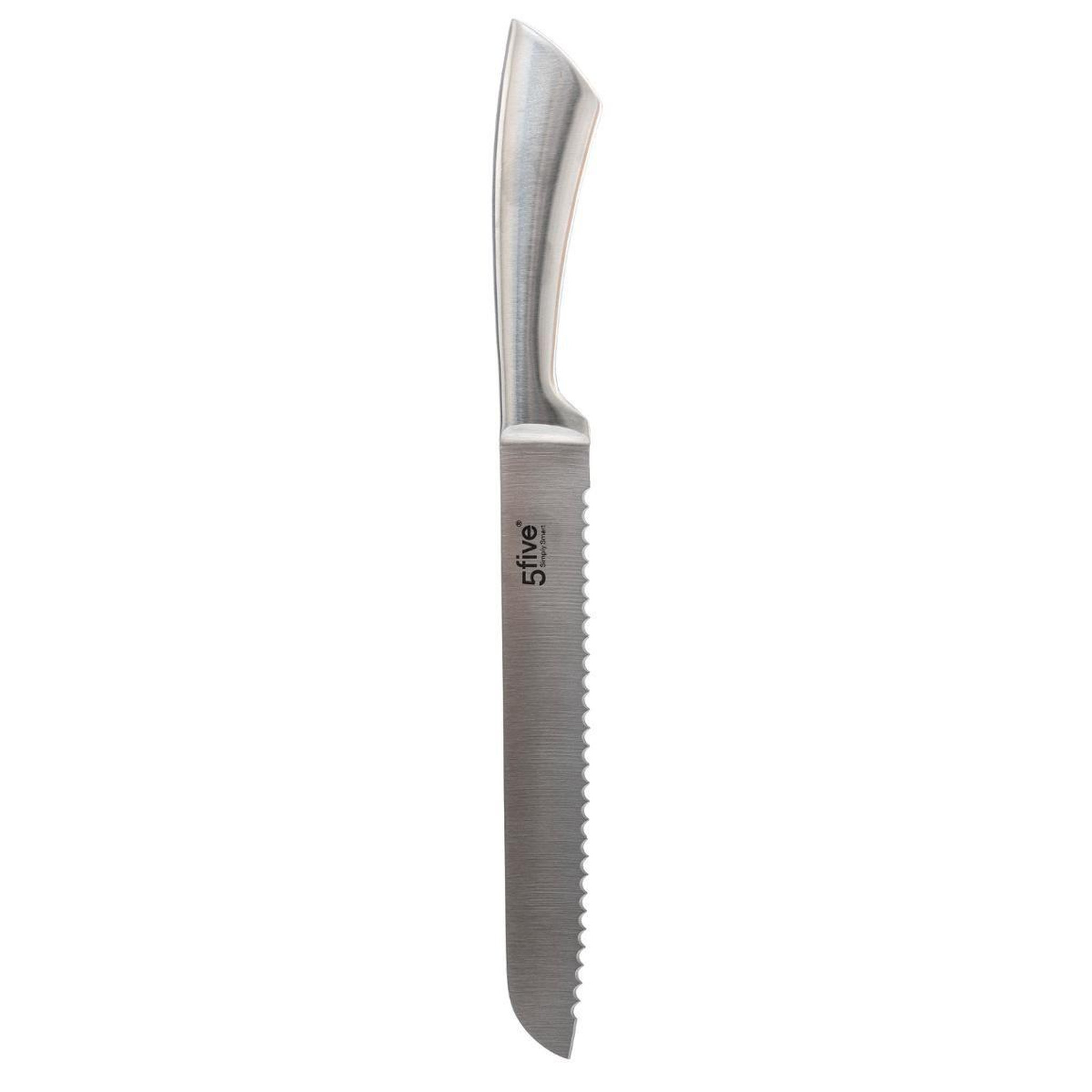Voir la diapositive 4 : FIVE Bloc 5 couteaux & ciseaux  inox  36cm argent